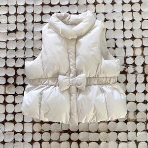 Baby Gap White Puffy Vest